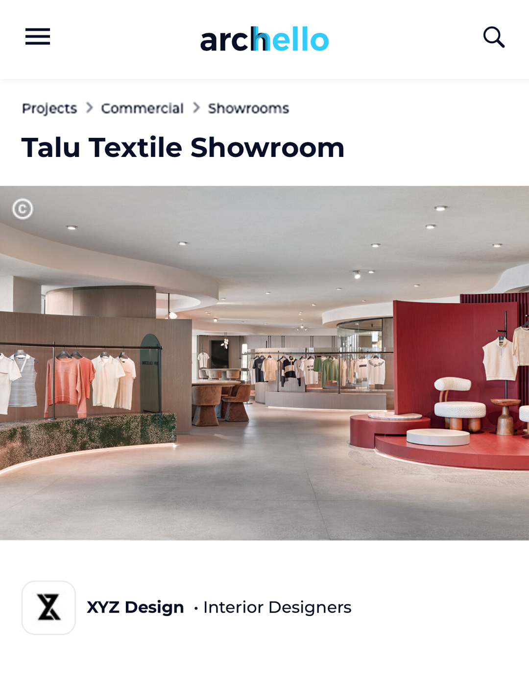 TALU TEXTILE SHOWROOM